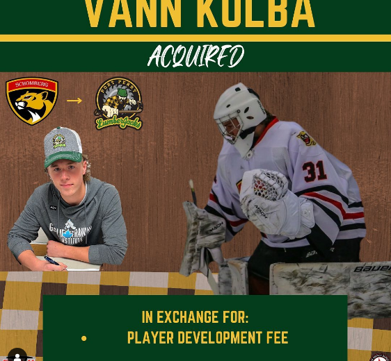 Vann Kulba acquired in exchange for player development fee